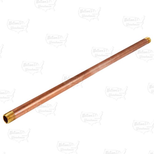 3/4" x 24" Brass Pipe Nipple