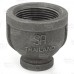 1-1/4" x 1/2" Black Coupling (Imported)