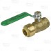 1/2" Push To Connect x 1/2" FPT Brass Ball Valve, Lead-Free