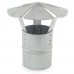 4" Galvanized Rain Cap (Shanty Cap), 26 GA..