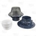 PVC Planter Area Drain Kit for Roof Gardens, Atriums, 4" PVC Hub