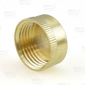 3/4" Garden Hose Brass Cap 