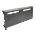 2ft Cast Iron Baseboard Radiator (Left Section), Floor Standing, 10" H x 2-1/2" D x 24" W..