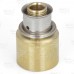 1/2" PEX Press x 3/4" Copper Pipe Adapter, Lead-Free Bronze