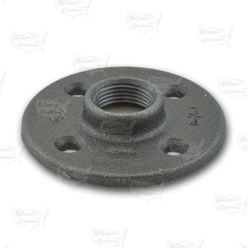 1-1/4" Black Floor Flange (Imported)