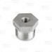 1" x 1/4" 304 Stainless Steel Hex Bushing, MNPT x FNPT threaded