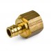 1/2" PEX x 3/4" Female Threaded F1960 Adapter, LF Brass