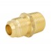 1/2" Flare x 1/2" Male NPT Threaded Brass Adapter