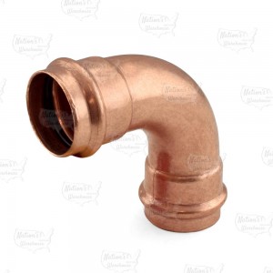 1-1/4" Press Copper 90° Elbow, Made in the USA