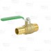 1" PEX Expansion x 1" MPT Threaded Brass Ball Valve, Lead-Free