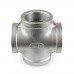 1-1/4" 304 Stainless Steel Cross, FNPT threaded