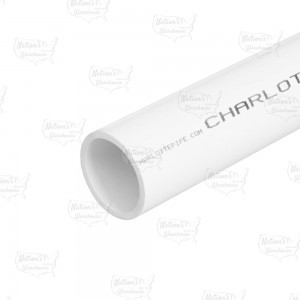 1-1/2" x 10ft PVC Pipe, FoamCore DWV, Sch40