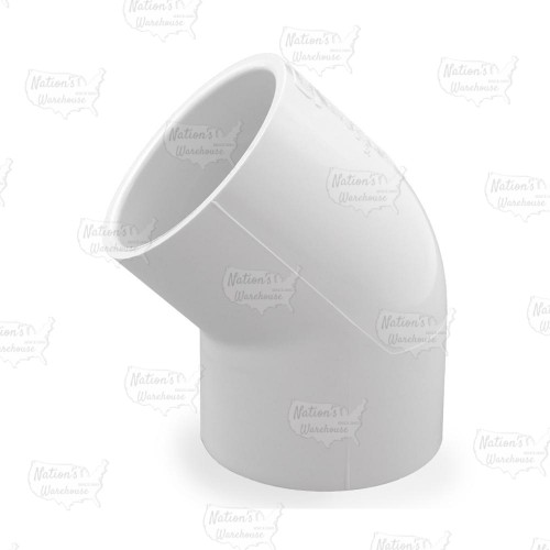 2-1/2" PVC (Sch. 40) 45° Elbow