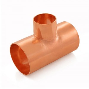 2" x 2" x 1-1/4" Copper Tee