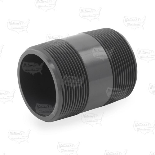 2" x 3" PVC (Sch. 80) Threaded Pipe Nipple