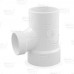 3" x 3" x 2" PVC DWV Sanitary Street Tee (Spigot x Socket x Socket)