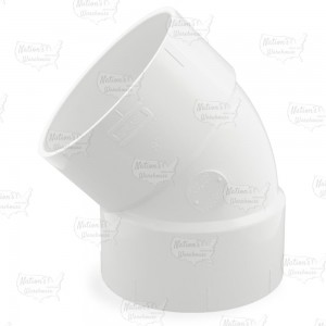 8" PVC DWV 45° Elbow