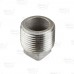 3/4" 304 Stainless Steel Square Head Plug, MNPT threaded