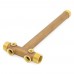 1" MPT x 13" Solid Brass Well Tank Tee (Lead-Free)