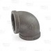 2" Black 90° Elbow (Imported)