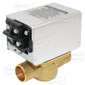 Honeywell V8043F1051 Two-way, Straight-through Zone Valve, 1" Sweat Connection