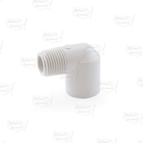 1/2" PVC (Sch. 40) Socket x MIP 90° Elbow