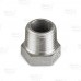 1/2" x 1/4" 304 Stainless Steel Hex Bushing, MNPT x FNPT threaded