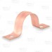 3/4" Copper Plated Pipe Strap (Box of 100)