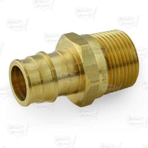 3/4” PEX-A x 3/4” Male Threaded Expansion Adapters, Lead-Free