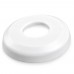 1" IPS White Plastic Escutcheon for 1" Iron/Brass/Steel Pipe