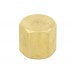 1/4" Flare Brass Cap