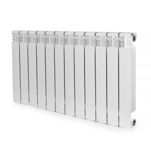 ALBI AB2238-12 Aluminum Heating Radiator, 22x38x3, 12 Section, Bimetal, Wall-Hung