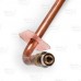 1/2" PEX Press Copper Stub Out Elbow w/ Ear for Viega PEX Tubing, 8" x 3.5"