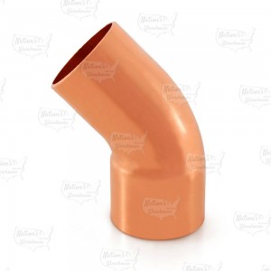 1-1/4” Copper, 45° Street Elbow