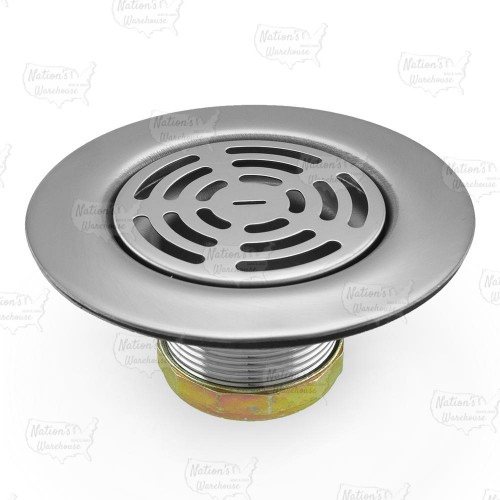 St. Steel Kitchen Sink Duo Cup Flat Top Drain Strainer