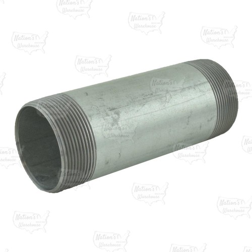 2” x 6” Galvanized Steel Pipe Nipple