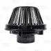 Cast Iron Roof Drain w/ Plastic Dome Strainer, 4" No-Hub