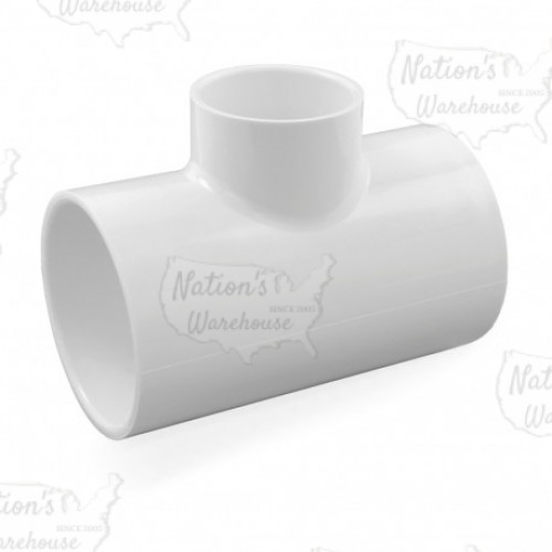 3" x 3" x 2" PVC DWV Sanitary Tee