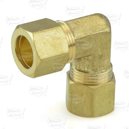 1/2" OD Compression Elbow, Lead-Free