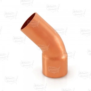 3/4” Copper, 45° Street Elbow