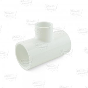 1-1/4" x 1-1/4" x 3/4" PVC (Sch. 40) Reducing Tee