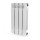 ALBI AB2212-4 Aluminum Heating Radiator, 22x12x3, 4 Section, Bimetal, Wall-Hung