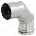 4" Z-Vent 90-Degree Elbow, Single Wall