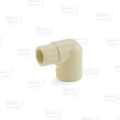 1/2" CPVC CTS 90° Street Elbow (Spigot x Socket)