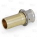 1/2" PEX Press x 1/2" Copper Fitting Adapter, Lead-Free Bronze