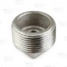 1-1/4" 304 Stainless Steel Square Head Plug, MNPT threaded