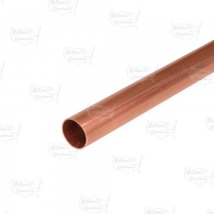 3/4" x 10ft Straight Copper Pipe, Type M