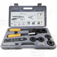 Everhot PXT3201 PEX Crimp Tool Kit for sizes 3/8", 1/2", 5/8", 3/4" & 1"