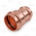 1-1/4" x 1" Press Copper Reducing Coupling, Imported