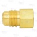 5/8" Flare x 1/2" Female NPT Threaded Brass Adapter